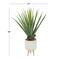 3ft. Potted White Plastic Modern Aloe Vera Artificial Foliage